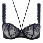 Soutien gorge - corbeille armatur� - noir bleu