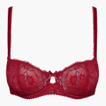 Soutien - gorge corbeille armatures rouge