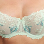 Soutien gorge corbeille - avec armature vert