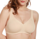Soutien - gorge en coton sans armatures beige jolidon