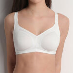 Soutien - gorge en coton sans armatures blanc jolidon