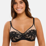 Soutien - gorge emboitant  armatures noir