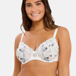 Soutien - gorge embotant rosa fantaisie aquarelle florale claire blanc