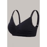 Soutien - gorge de grossesse et allaitement rembourr carri - gel - noir carriwell
