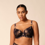 Soutien - gorge lace soiree sans rembourrage � bonnets embo�tants - noir
