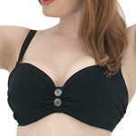 Soutien - gorge moul� noir en nylon