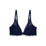 Soutien - gorge plongeant armatures - natori bleu