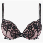 Soutien - gorge plongeant armatures noir