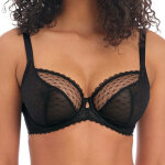 Soutien - gorge plongeant armatures - noir freya