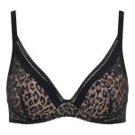 Soutien - gorge plongeant armatures - noir nicole passionata