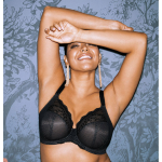 Soutien - gorge plongeant armatures noir stretch