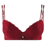 Soutien - gorge push - up armatures rouge
