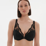 Soutien - gorge push - up décolleté plongeant noir Soutien - gorge push - up décolleté plongeant noir