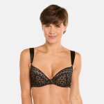Soutien - gorge push - up noir merveilleux