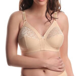 Soutien - gorge sans armatures beige jolidon en coton