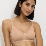 Soutien - gorge sans armatures beige modern lace + cotton n