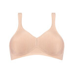 Soutien - gorge sans armatures - beige modern soft + cotton n en coton