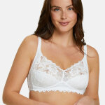 Soutien - gorge sans armatures blanc en coton
