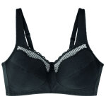 Soutien - gorge sans armatures noir - soft cups en coton