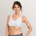 Soutien - gorge sans armatures ouvert devant blanc ameona en coton Soutien - gorge sans armatures ouvert devant blanc ameona en coton