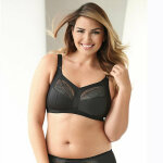 Soutien - gorge spcial grands bustes femme - noir
