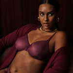Soutien - gorge transparent - violet