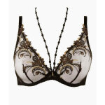 Soutien - gorge triangle plongeant armature aubade noir Soutien - gorge triangle plongeant armature aubade noir