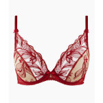 Soutien - gorge triangle plongeant armature aubade rouge Soutien - gorge triangle plongeant armature aubade rouge