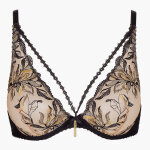 Soutien - gorge triangle plongeant armatures gris Soutien - gorge triangle plongeant armatures gris