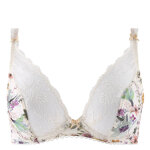 Soutien - gorge triangle plongeant armatures ivoire