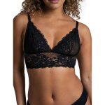 Soutien - gorge triangle sans armatures en dentelle - noir