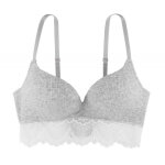 Soutien - gorge triangle sans armatures - gris dorina en coton
