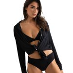 Soutien - gorge triangle sans armatures kate noir en coton