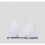 Soutien - gorge triangle sans armatures logot� - blanc - karl lagerfeld