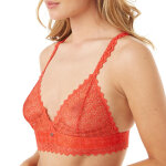 Soutien - gorge triangle sans armatures orange culotte camille cerf & pomm'poire - orange en dentelle ...