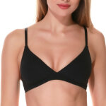 Soutien - gorge triangle so soft noir en coton
