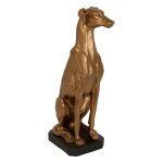 Statuette chien levri bronze