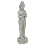 Statuette d'exterieur bouddha sakin gris Statuette d'exterieur bouddha sakin gris