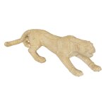 Statuette panthre rsine dor