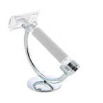 Support chrom pour rasoir de scurit  double tranchant rasoir gillette mach3 ou gillette fusion proglide ...