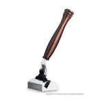 Support rasoir mach 3 & fusion - finition chrome - plisson