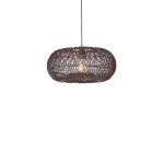 Suspension arizona rotin abat - jour bordeaux Suspension arizona rotin abat - jour bordeaux