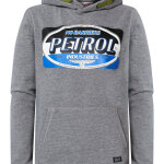 Sweat à capuche garçon gris clair en coton Sweat à capuche garçon gris clair en coton