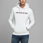 Sweat à capuche regular fit manches longues blanc adam Sweat à capuche regular fit manches longues blanc adam