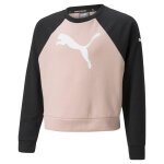 Sweat crop en coton bicolore mdrn spt rose