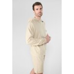Sweat - shirt capuche garon anibo marron en coton cy