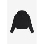 Sweat - shirt fille capuche biancigi noir en viscose