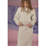 Sweat - shirt fille capuche cobygi gris en coton Sweat - shirt fille capuche cobygi gris en coton