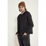 Sweat - shirt capuche garon lawibo noir miles en coton