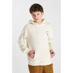 Sweat - shirt capuche louibo beige en coton ned Sweat - shirt capuche louibo beige en coton ned